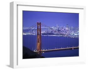 Golden Gate Bridge, San Francisco, California, USA-Walter Bibikow-Framed Photographic Print