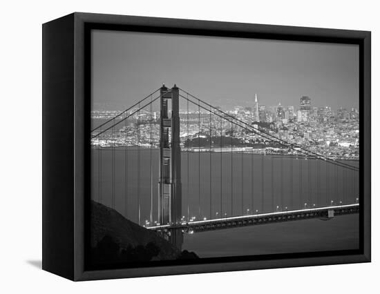 Golden Gate Bridge, San Francisco, California, USA-Walter Bibikow-Framed Stretched Canvas