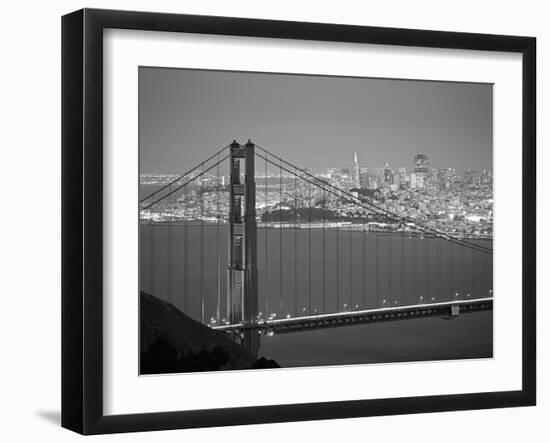 Golden Gate Bridge, San Francisco, California, USA-Walter Bibikow-Framed Premium Photographic Print