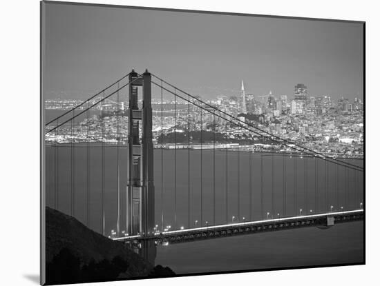 Golden Gate Bridge, San Francisco, California, USA-Walter Bibikow-Mounted Photographic Print