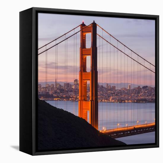 Golden Gate Bridge, San Francisco, California, Usa-Rainer Mirau-Framed Stretched Canvas