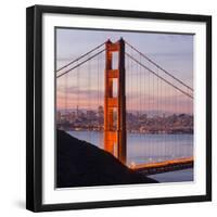 Golden Gate Bridge, San Francisco, California, Usa-Rainer Mirau-Framed Photographic Print