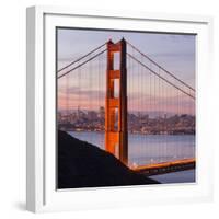 Golden Gate Bridge, San Francisco, California, Usa-Rainer Mirau-Framed Photographic Print
