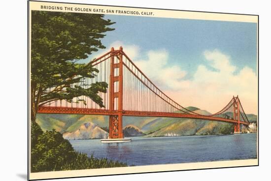 Golden Gate Bridge, San Francisco, California-null-Mounted Premium Giclee Print