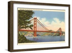 Golden Gate Bridge, San Francisco, California-null-Framed Art Print