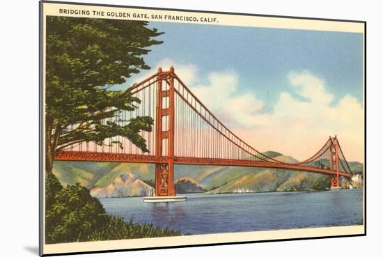 Golden Gate Bridge, San Francisco, California-null-Mounted Art Print