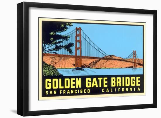 Golden Gate Bridge, San Francisco, California-null-Framed Art Print