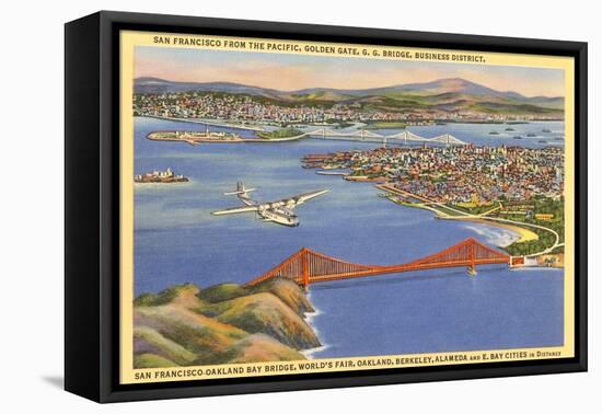 Golden Gate Bridge, San Francisco, California-null-Framed Stretched Canvas