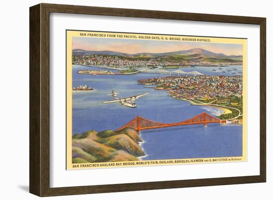 Golden Gate Bridge, San Francisco, California-null-Framed Art Print