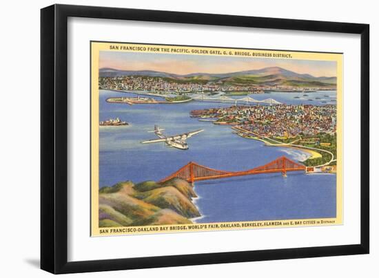 Golden Gate Bridge, San Francisco, California-null-Framed Art Print