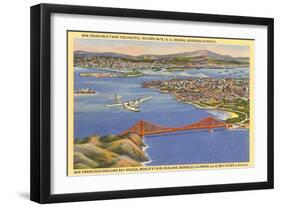 Golden Gate Bridge, San Francisco, California-null-Framed Art Print