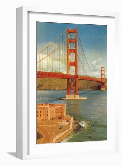 Golden Gate Bridge, San Francisco, California-null-Framed Art Print