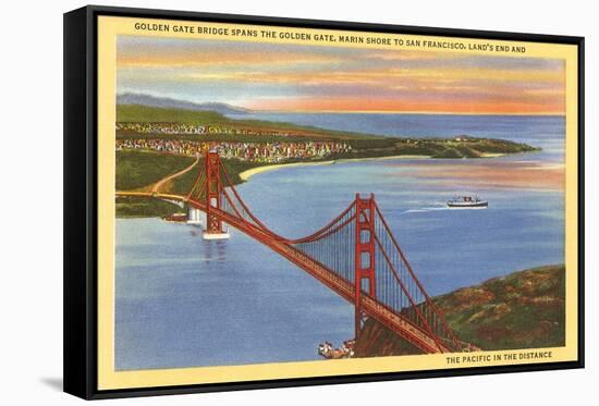 Golden Gate Bridge, San Francisco, California-null-Framed Stretched Canvas