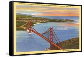 Golden Gate Bridge, San Francisco, California-null-Framed Stretched Canvas