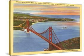 Golden Gate Bridge, San Francisco, California-null-Stretched Canvas