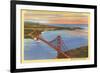 Golden Gate Bridge, San Francisco, California-null-Framed Premium Giclee Print