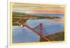 Golden Gate Bridge, San Francisco, California-null-Framed Art Print