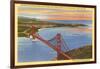 Golden Gate Bridge, San Francisco, California-null-Framed Art Print