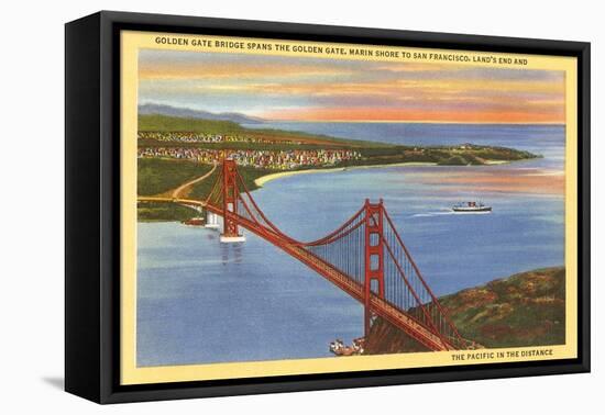 Golden Gate Bridge, San Francisco, California-null-Framed Stretched Canvas