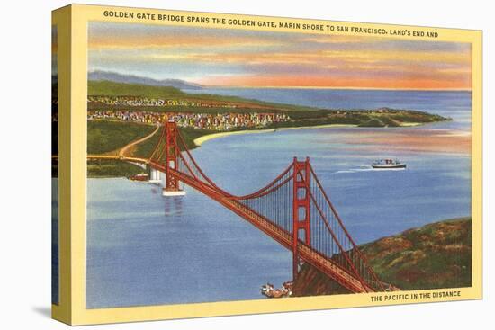 Golden Gate Bridge, San Francisco, California-null-Stretched Canvas