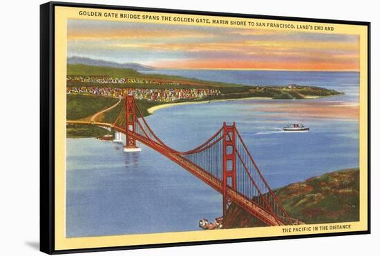 Golden Gate Bridge, San Francisco, California-null-Framed Stretched Canvas