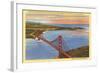 Golden Gate Bridge, San Francisco, California-null-Framed Art Print