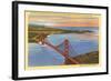 Golden Gate Bridge, San Francisco, California-null-Framed Art Print