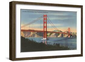 Golden Gate Bridge, San Francisco, California-null-Framed Art Print