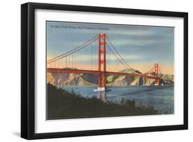 Golden Gate Bridge, San Francisco, California-null-Framed Art Print