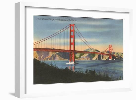 Golden Gate Bridge, San Francisco, California-null-Framed Art Print