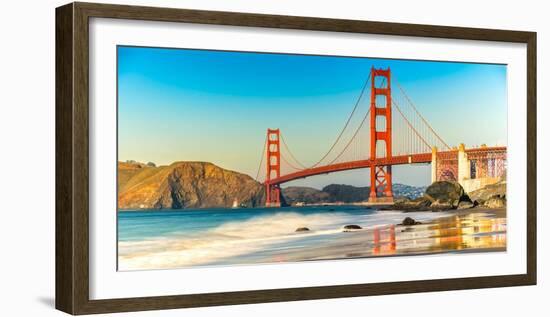 Golden Gate Bridge, San Francisco-null-Framed Art Print