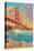 Golden Gate Bridge Sunset - 75th Anniversary - San Francisco, CA-Lantern Press-Stretched Canvas