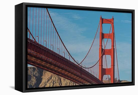 Golden Gate Bridge Sunset-Steve Gadomski-Framed Stretched Canvas