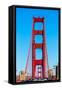 Golden Gate Bridge Traffic in San Francisco California USA-holbox-Framed Stretched Canvas