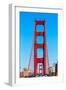 Golden Gate Bridge Traffic in San Francisco California USA-holbox-Framed Photographic Print