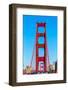 Golden Gate Bridge Traffic in San Francisco California USA-holbox-Framed Photographic Print