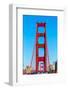 Golden Gate Bridge Traffic in San Francisco California USA-holbox-Framed Photographic Print