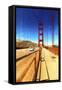 Golden Gate Bridge Traffic-Philippe Hugonnard-Framed Stretched Canvas