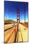 Golden Gate Bridge Traffic-Philippe Hugonnard-Mounted Giclee Print