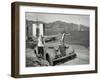 Golden Gate Bridge Under Construction, 1935, San Francisco-Unknown-Framed Art Print