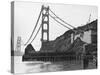 Golden Gate Bridge under Construction-null-Stretched Canvas