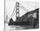 Golden Gate Bridge under Construction-null-Stretched Canvas