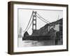 Golden Gate Bridge under Construction-null-Framed Premium Photographic Print