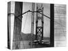 Golden Gate Bridge under Construction-null-Stretched Canvas