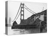 Golden Gate Bridge under Construction-null-Stretched Canvas