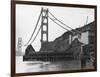 Golden Gate Bridge under Construction-null-Framed Photographic Print