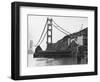 Golden Gate Bridge under Construction-null-Framed Photographic Print