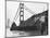 Golden Gate Bridge under Construction-null-Mounted Photographic Print