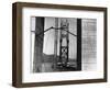 Golden Gate Bridge under Construction-null-Framed Photographic Print
