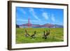 Golden Gate Bridge with Gooses-prochasson-Framed Photographic Print